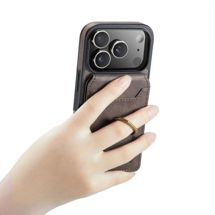 DG-Ming Magking K1 2in1 kotelo Apple iPhone 17 Pro - Coffee