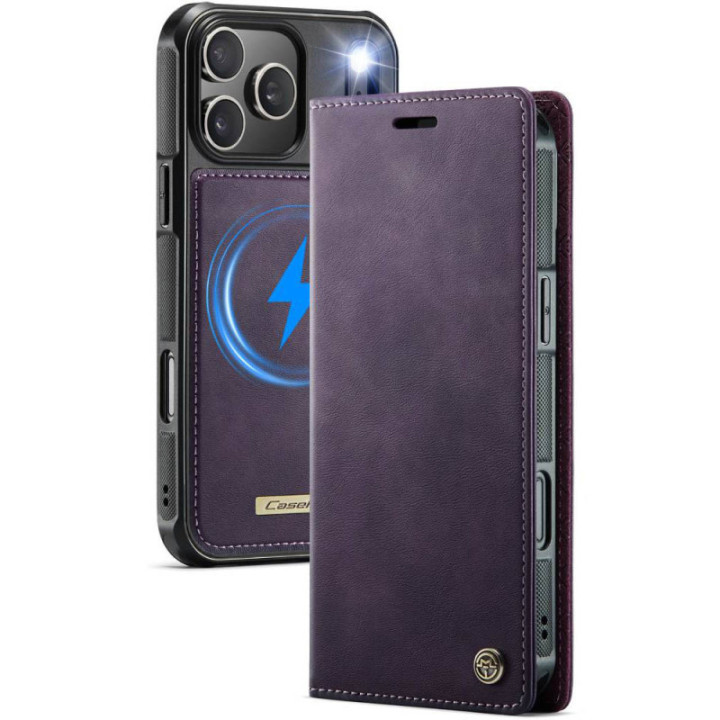 CaseMe suojakotelo C49 2in1 Apple iPhone 17 Pro – Purple pulse