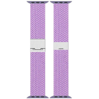 Geflochtenes Elastisches Uhrarmband Apple Watch SE 3 (44mm) - Lightpurple
