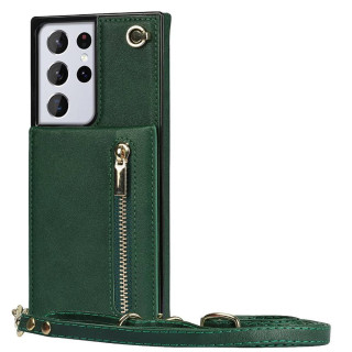 Zipper necklace case Samsung Galaxy S26 Ultra - Green