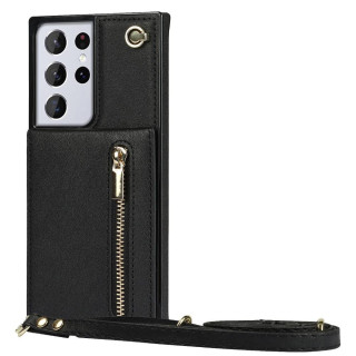 Zipper halskjede deksel Samsung Galaxy S26 Ultra - Svart