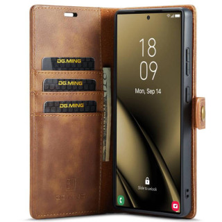 Mobil lommebok DG-Ming 2i1 Samsung Galaxy S26 Ultra - Brun