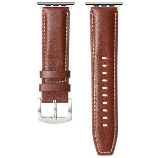 Leder Uhrarmband Apple Watch SE 2022 (40mm) – Chestnut Oak