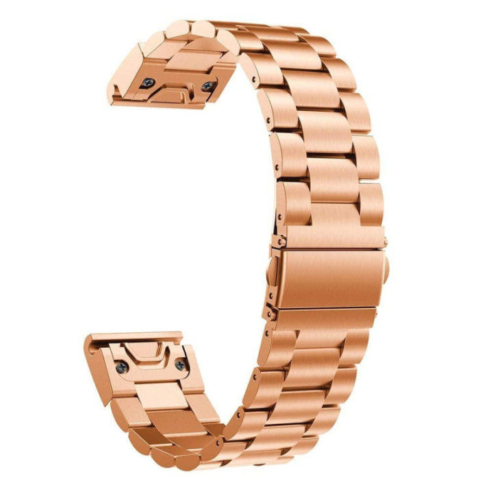 Edelstahl Uhrarmband Garmin Fenix 7 Pro - Rosè