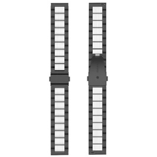 Klockarmband rostfritt stål Garmin VivoActive 4 - Svart/silver