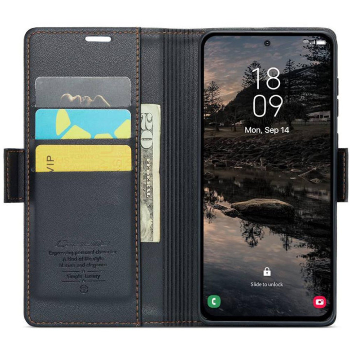 CaseMe mobilcover 023 Samsung Galaxy A17 5G - Sort