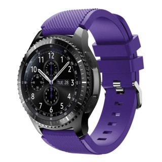 Silikon Sport Armband Samsung Gear S3 Frontier - S3 Classic (Lila)