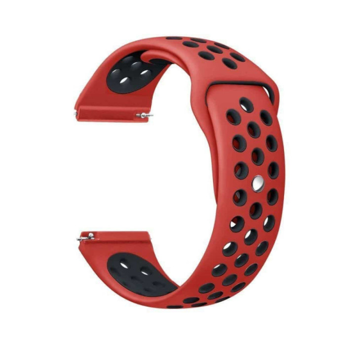 EBN Sport Armband Samsung Gear S3 Röd-Svart knapplås hål