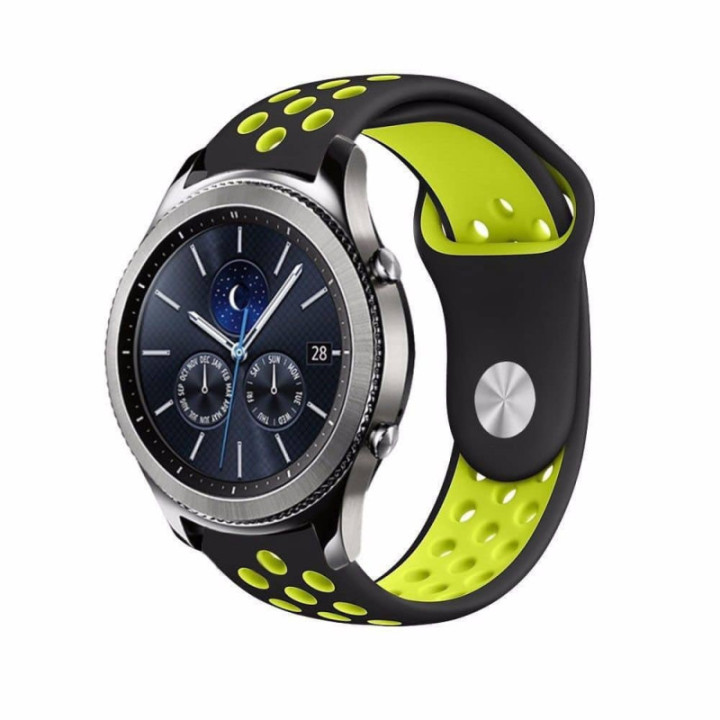 EBN Sport Armband Samsung Gear S3 Svart-Gul