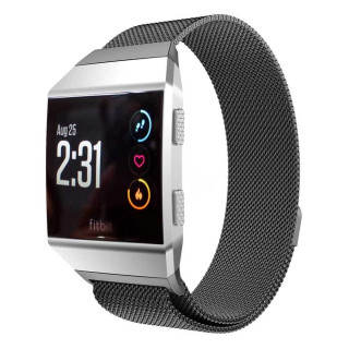 Milanese RSF stål Armband Fitbit Ionic - Svart