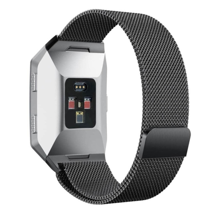 Milanese RSF stål Armband Fitbit Ionic small - Svart