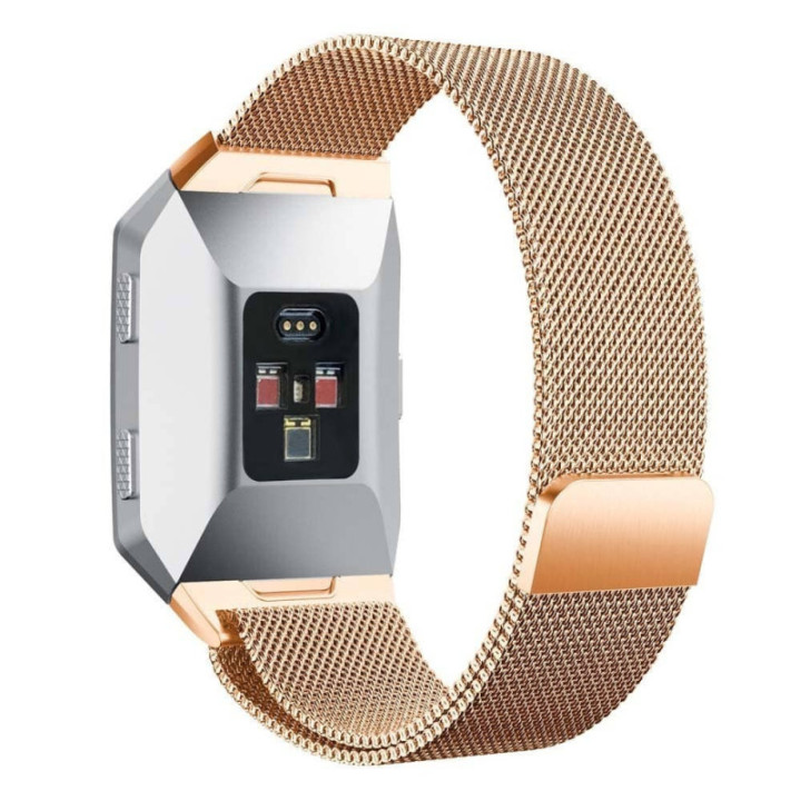 Milanese RSF stål Armband Fitbit Ionic - Rosè