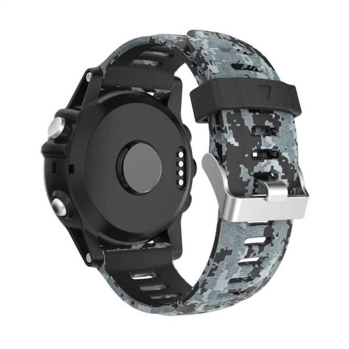 Camo Armband Garmin Fenix 3 / 5X (Mgrå)