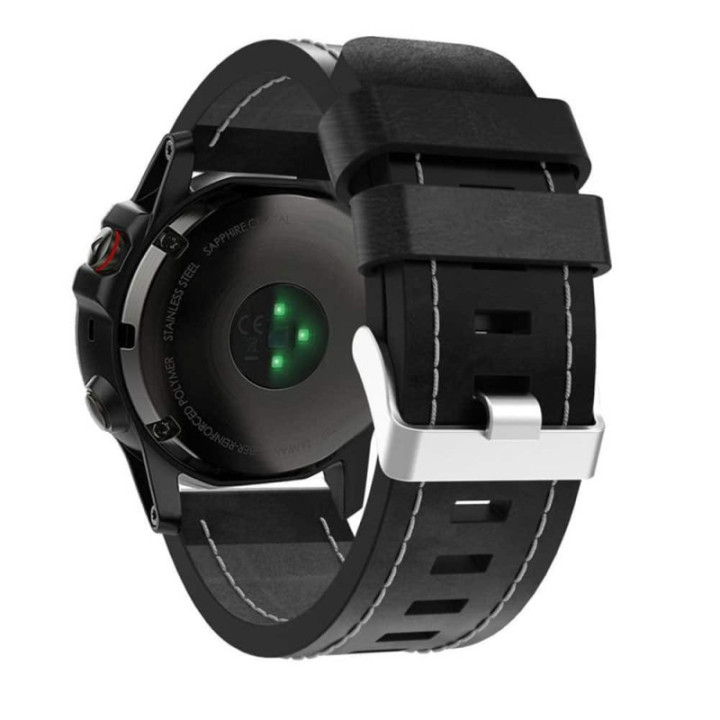 Lærarmbånd Garmin Fenix 3 / 5X (svart)