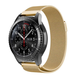 Guld Armband Milanese magnetic Samsung Gear S3 Frontier - S3 Classic