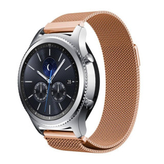 Rosè färgat armband Milanese magnetic Samsung Gear S3 Frontier - S3 Classic