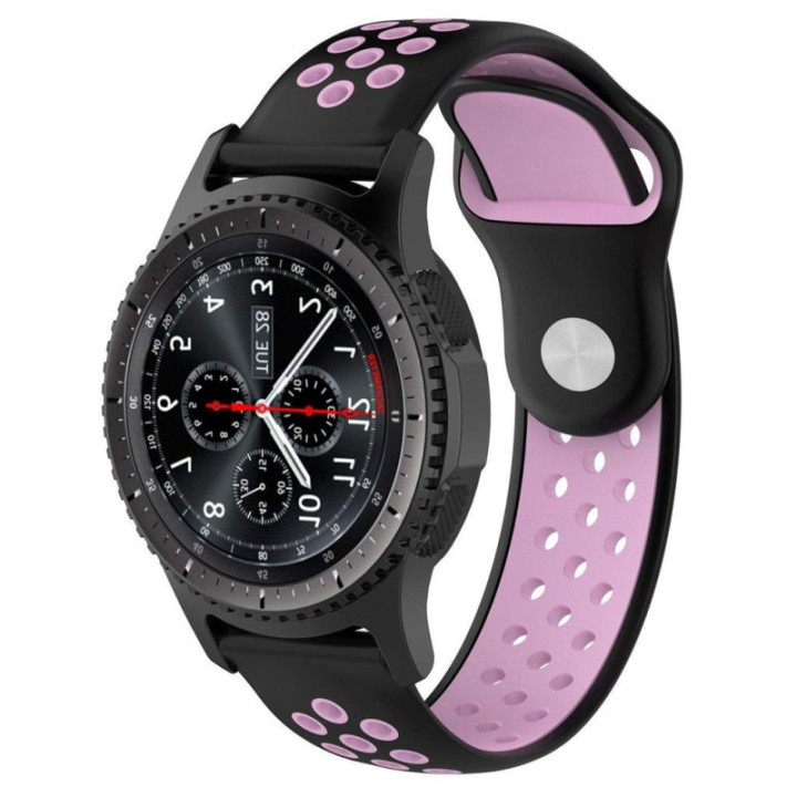 EBN Sport Armband Samsung Gear S3 Svart/rosa