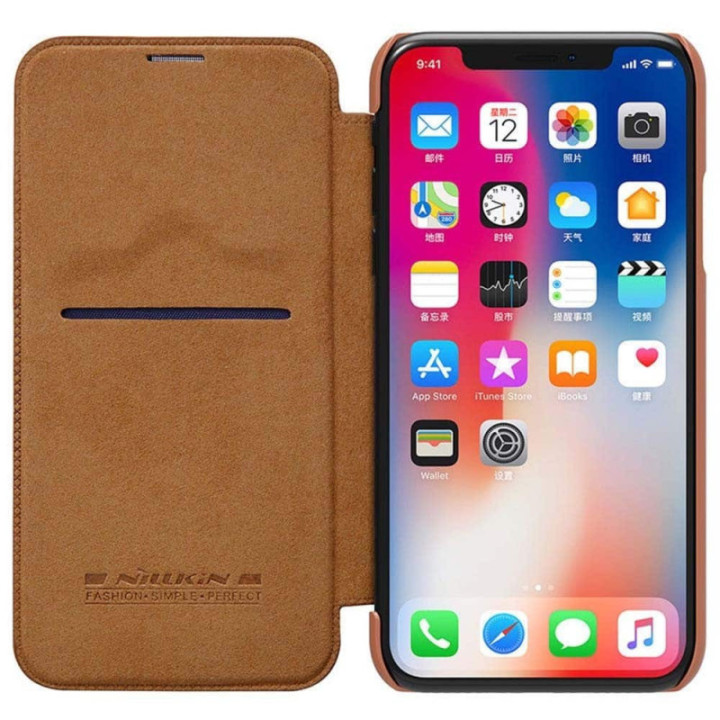 Nillkin Qin FlipCover Apple iPhone XS Max flipfodral mobilskal