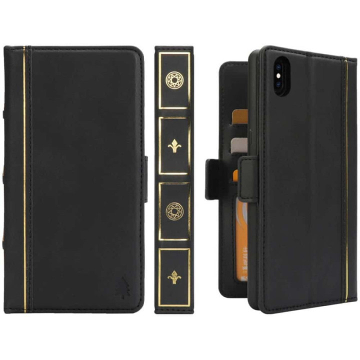 Retro bok lommebok 2i1 Apple iPhone XS Max Magnetisk Veske Mobiltelefon Veske