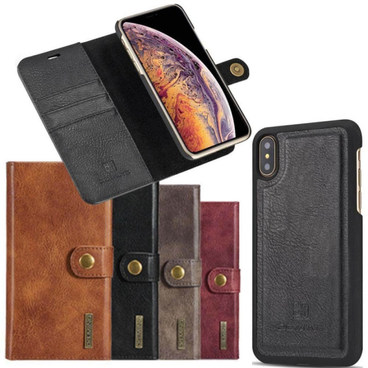 Matkapuhelimen magneettinen DG-Ming Apple iPhone XS Max irrotettava kuori -suojaus
