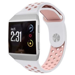 EBN Sport armbånd Fitbit Ionic - hvit / rosa
