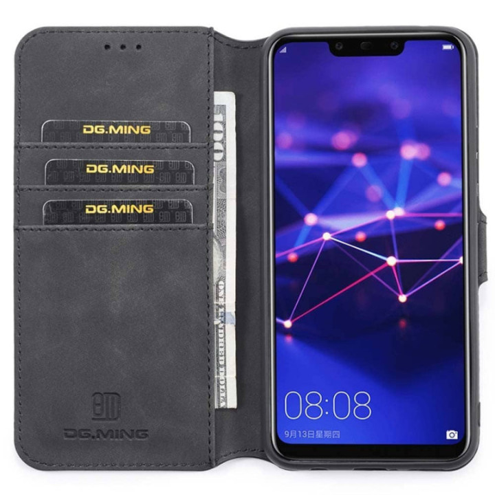 DG-Ming mobilplånbok 3-kort Huawei Mate 20 Lite (SNE-LX1) fodral mobilskal