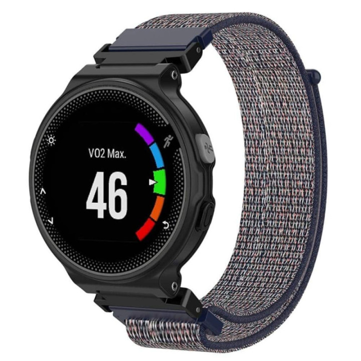 Nylonrannekoru Garmin Forerunner 220/230/235/620/630 / 735XT - sininen