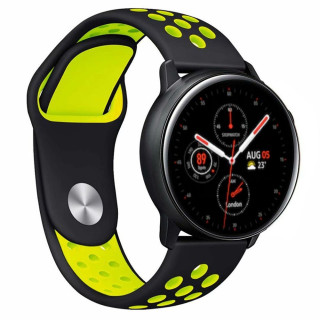 Ostaa EBN Sport -kellon ranneke Samsung Galaxy Watch Active 2 (44mm) musta / keltainen