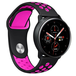 Kaufen EBN Uhrarmband Samsung Galaxy Watch Active 2 (44mm) - Schwarz / Pink | CaseOnline.de