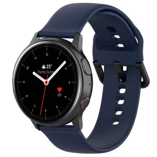 Kjøp mykt silikonklokkereim Samsung Galaxy Watch Active 2 (44mm) - Dark Blue