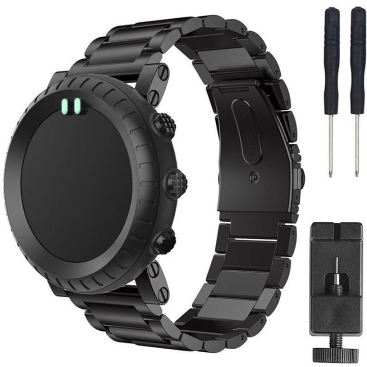 Ostaa ruostumattomasta teräksestä valmistettu kellon ranneke - SUUNTO Core ALL musta - musta