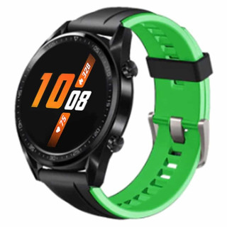 Sport Armband två färgat Huawei Watch GT2 - Svart/grön