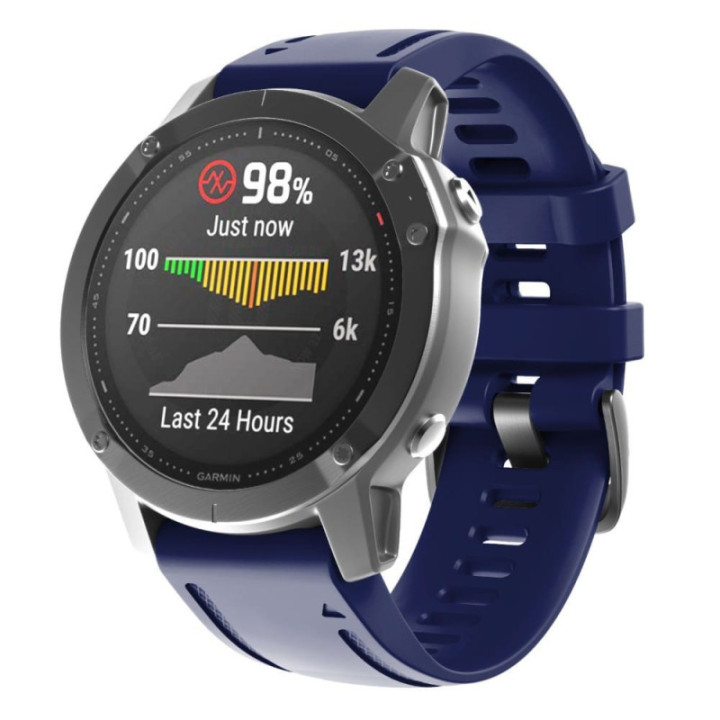 Kaufen Uhrarmband Garmin Fenix 6S / 6S Pro - Marine - Blau | CaseOnline.de