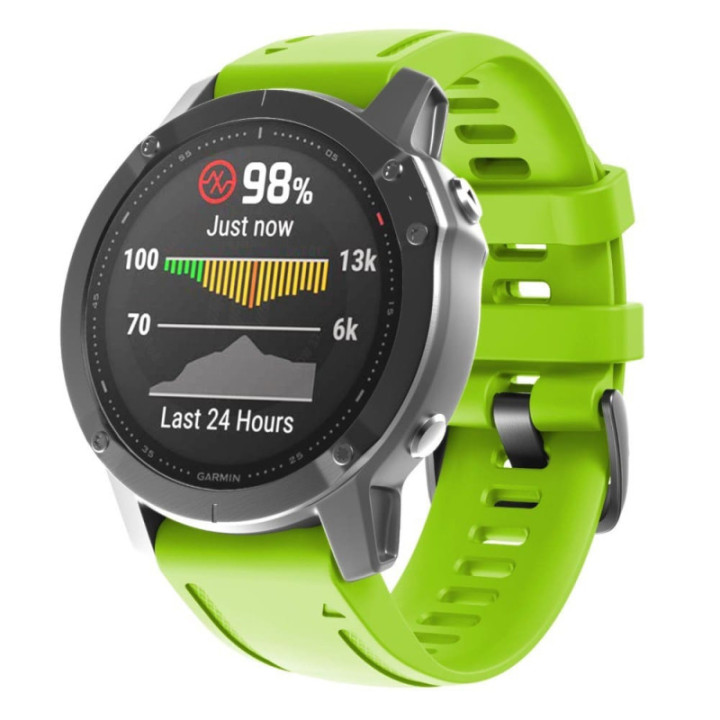 Kjøp Lime - Sport klokkereim for Garmin Fenix 6S | CaseOnline.no 