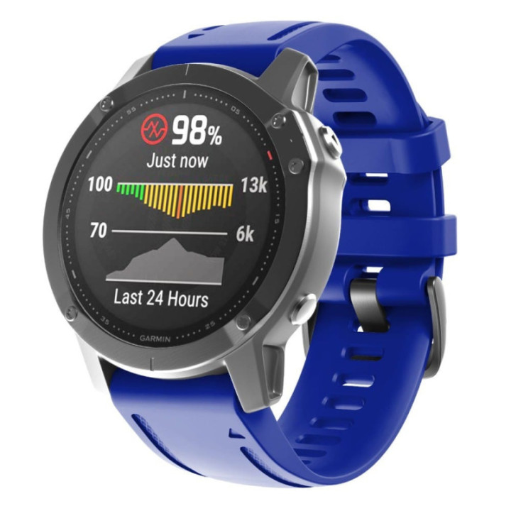Kaufen Uhrarmband Garmin Fenix 6S / 6S Pro - Dunkelblau | CaseOnline.de