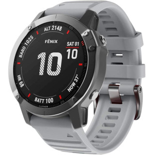 Kjøp Grey - Sport klokkereim for Garmin Fenix 6 | CaseOnline.no 