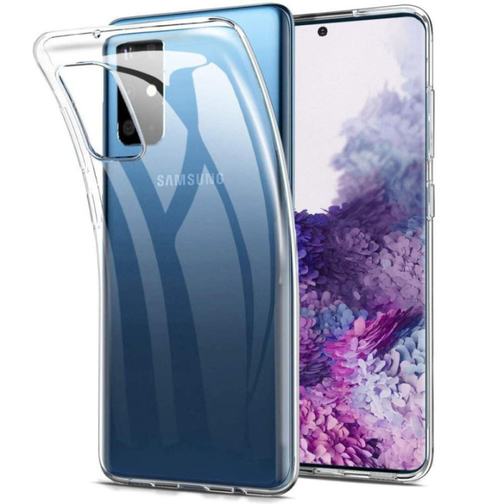 Silikonikotelo läpinäkyvä Samsung Galaxy S20 (SM-G981F)