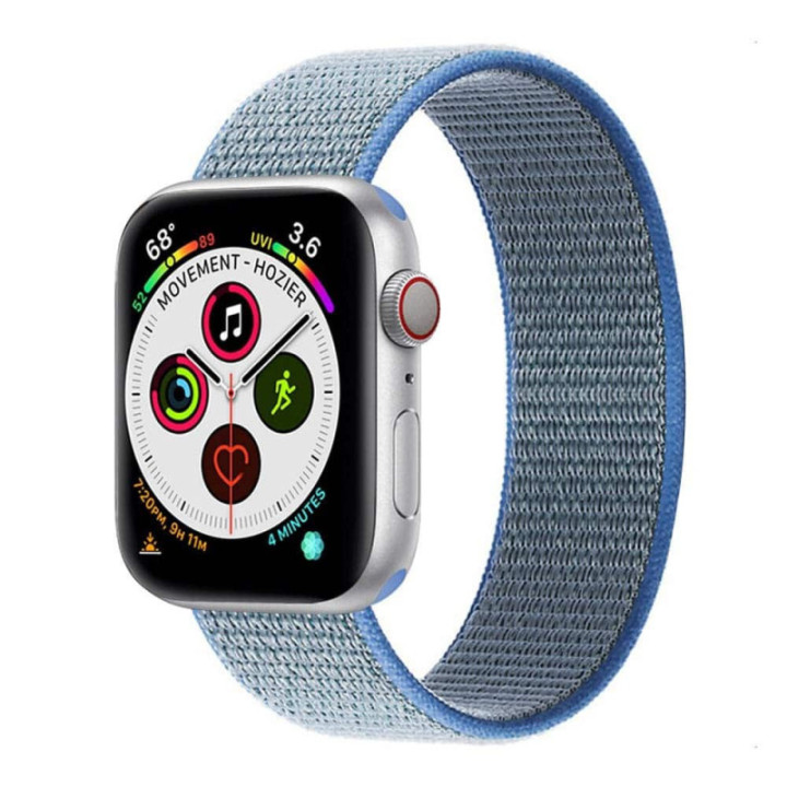 Apple Watch 5 (40mm) Nylon Armband - Tahoe Blue