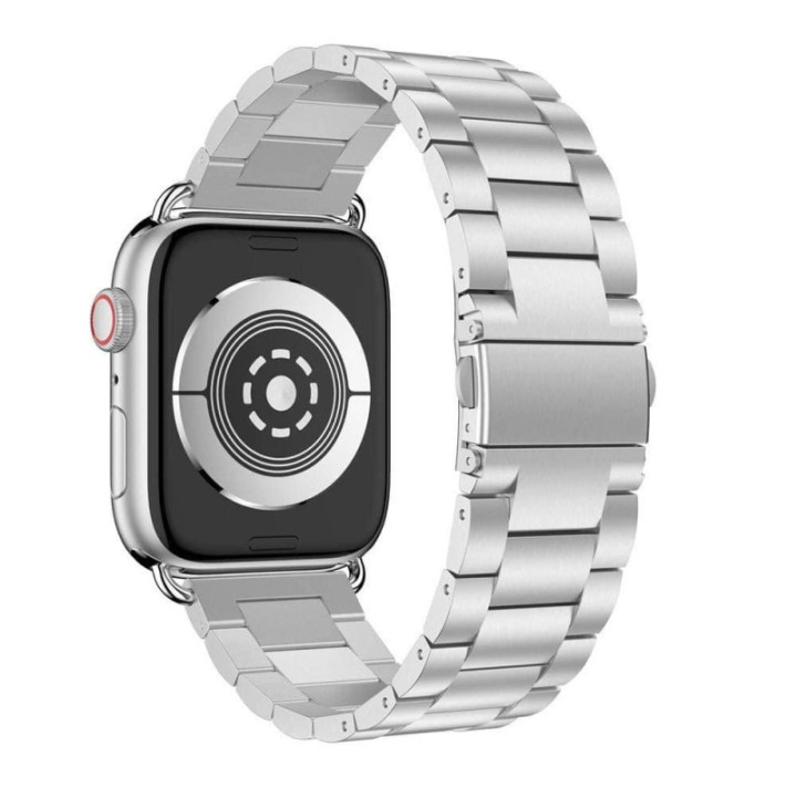 Armband rostfritt stål Apple Watch 4 (44mm) - Silver