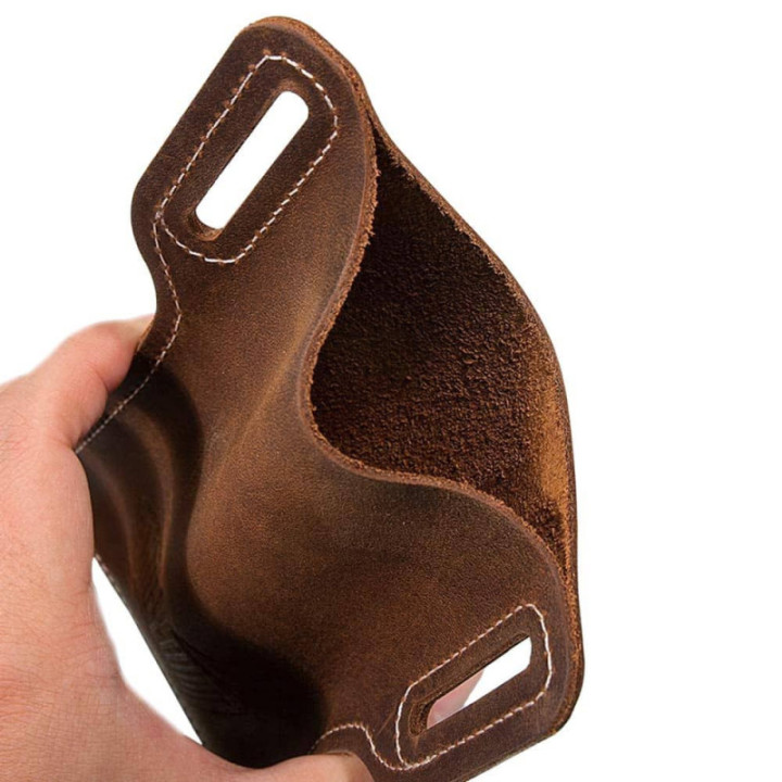 Universal självhäftande kort hållare