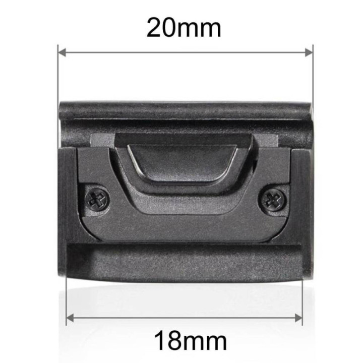 EasyFit Adapter Garmin Fenix 5S / 5S Plus - Svart