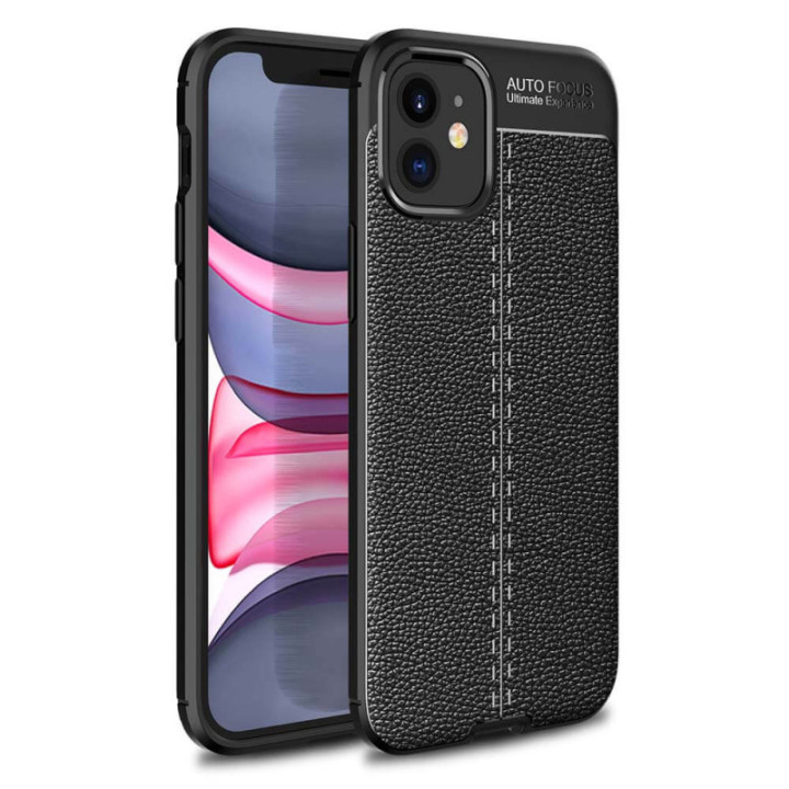 Läder mönstrat TPU skal Samsung Galaxy Note 20 Ultra