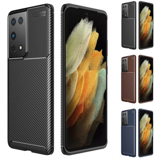 Carbon silikon skal Samsung Galaxy S21 Ultra