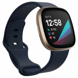 Sport Rannekoru Fitbit Sense - Tsininen