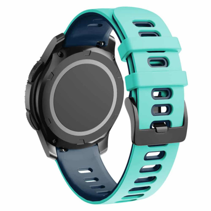 Twin Sport Armband Samsung Galaxy Gear S3 - Svartgrå