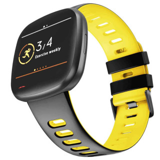 Twin Sport Armband Samsung Galaxy Gear S3 - Svartgrå