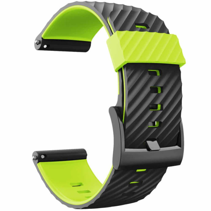 Twin Sport armbånd Suunto 7 - Svart/lime