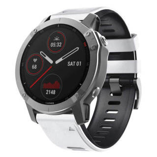 Twin Sport Armband Garmin Fenix 6 / 6 Pro - White/black
