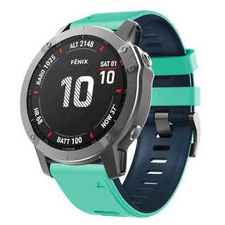 Twin Sport Armbånd Garmin Fenix 6X Pro - Mynte/sort