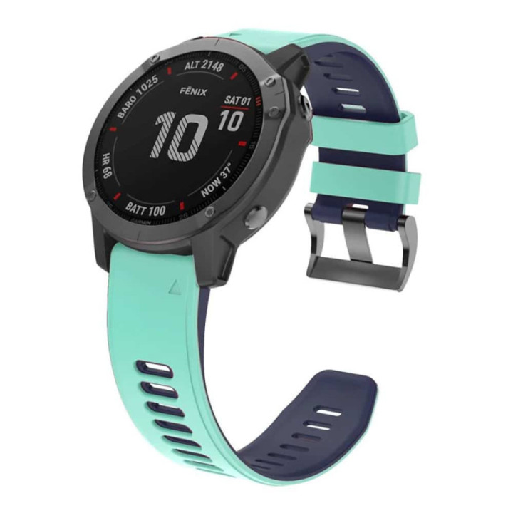 Twin Sport Rannekoru Garmin Fenix 6X Pro - Siniharmaa